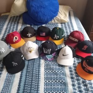 12 ball caps